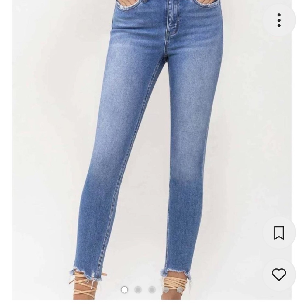 Flying Monkey- high rise crop skinny jeans